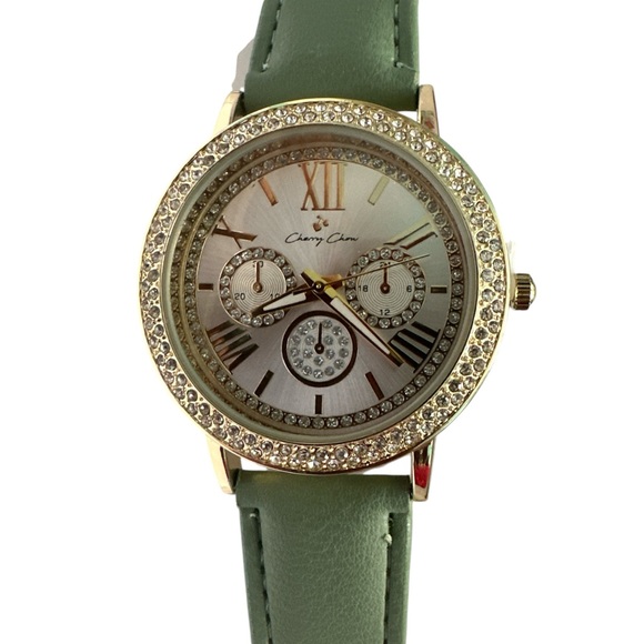 Green Wallet & Matching Watch Set - Picture 8 of 9